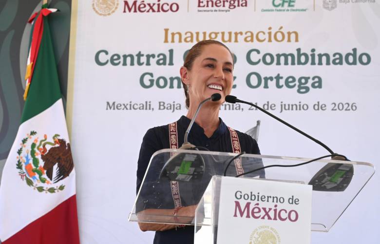 Inaugura Claudia Sheinbaum nueva central eléctrica en Mexicali para fortalecer el sistema energético nacional