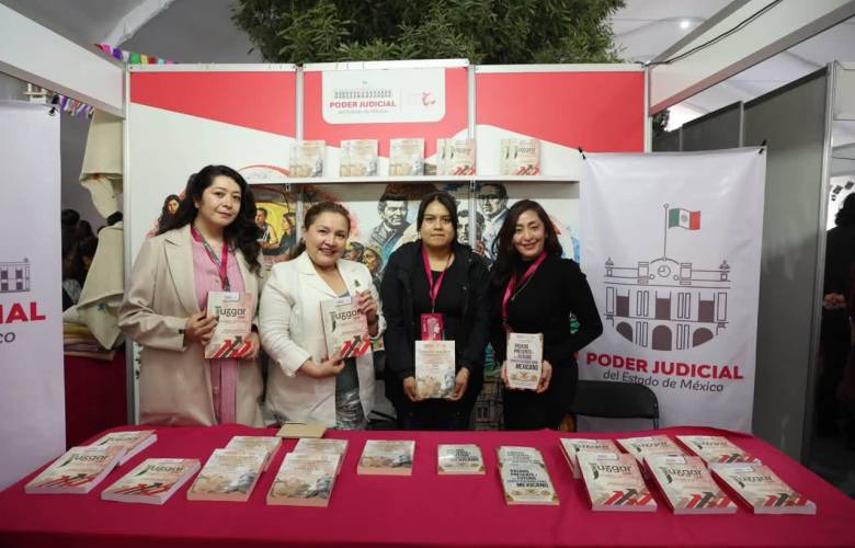 Difunde Poder Judicial del Estado de México obras jurídicas en la FILEM 2026