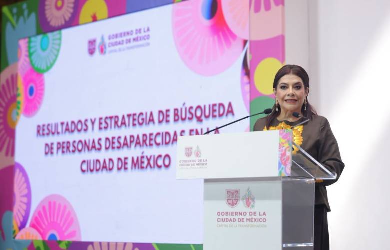 Reporta CDMX reducción de 30.5 por ciento en personas desaparecidas; anuncia búsqueda metropolitana