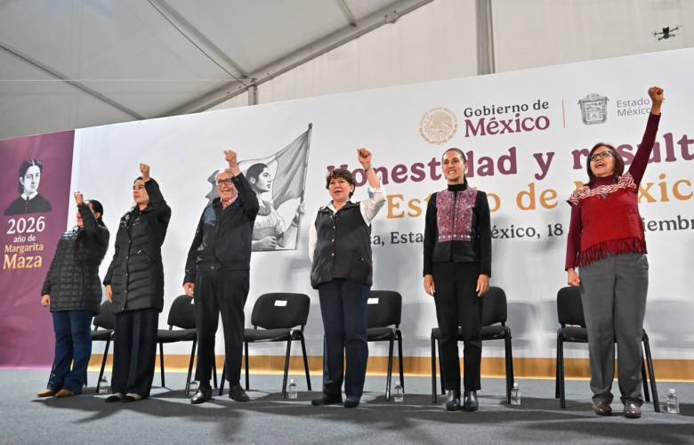 Destaca Sheinbaum programas y obras para el Estado de México durante visita a Toluca