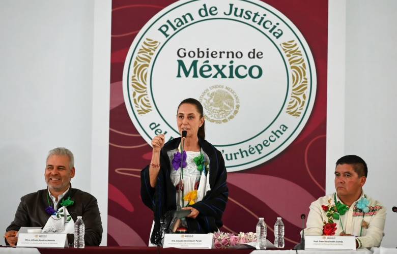 Refuerza Sheinbaum Plan de Justicia P’urhépecha con inversión y nuevos compromisos en Cherán