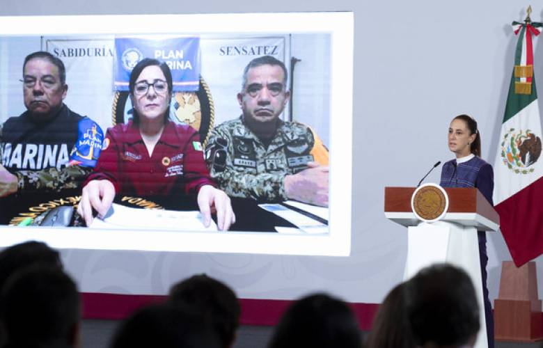 Mantiene Gobierno de Sheinbaum operativos de emergencia por huracanes Simon y Rachel