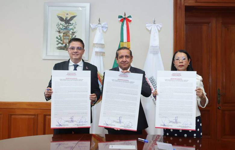 Firman autoridades del Poder Judicial del EdoMéx compromiso de cero tolerancia a la corrupción