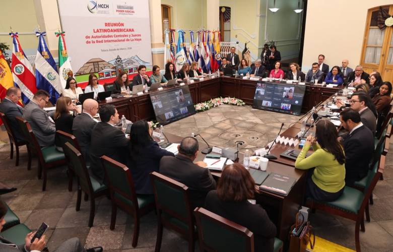 Recibe PJEdomex a representantes de 18 países en reunión de jueces de La Haya