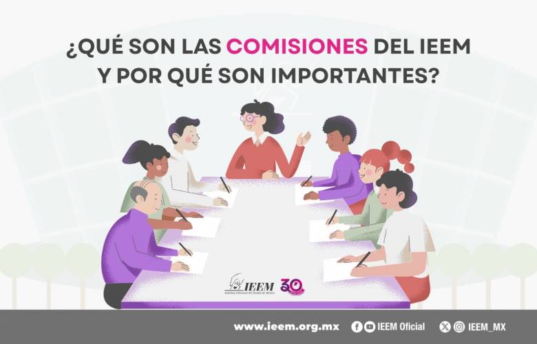 Explica el IEEM la función e importancia de sus Comisiones Permanentes y Especiales en la toma de decisiones