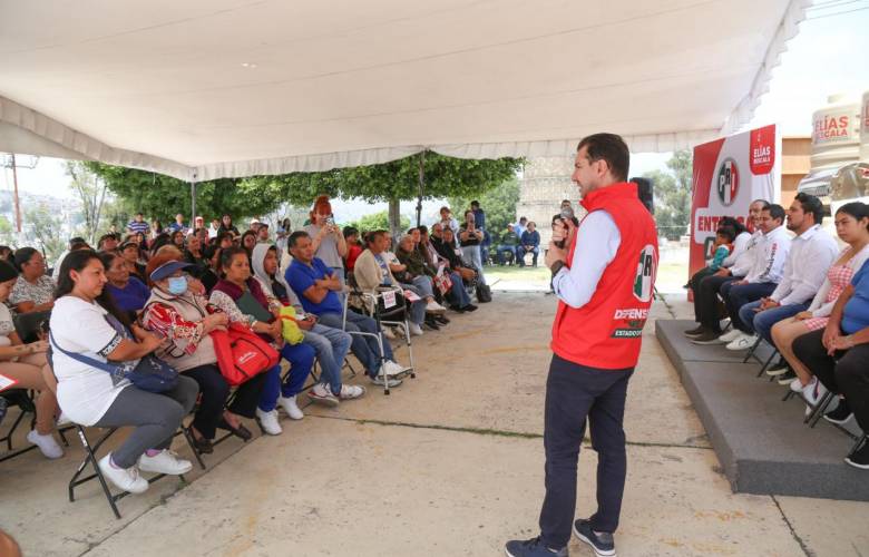 Plantea Elías Rescala mejorar abasto de agua y manejo de basura en Naucalpan