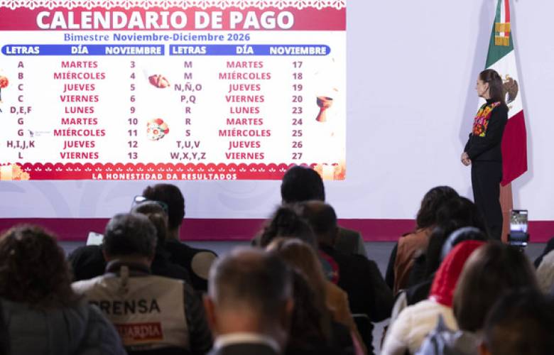 Anuncia Bienestar calendario de pagos para pensiones y programas sociales de noviembre-diciembre