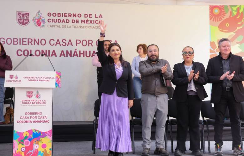 Anuncia Clara Brugada mejoras en escuelas, seguridad, iluminación y vivienda para la colonia Anáhuac