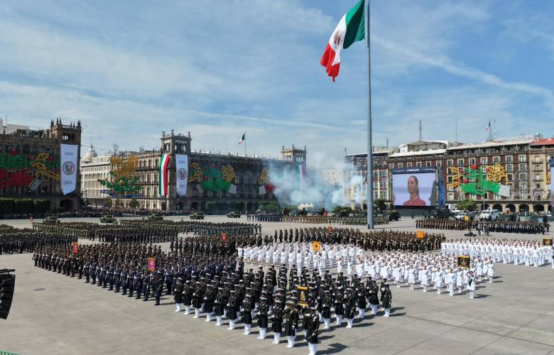 Destaca Sheinbaum soberanía de México durante el Desfile Militar de Independencia