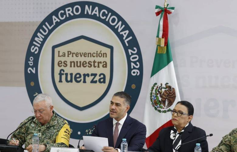Moviliza Segundo Simulacro Nacional 2026 a 33 millones de personas en México