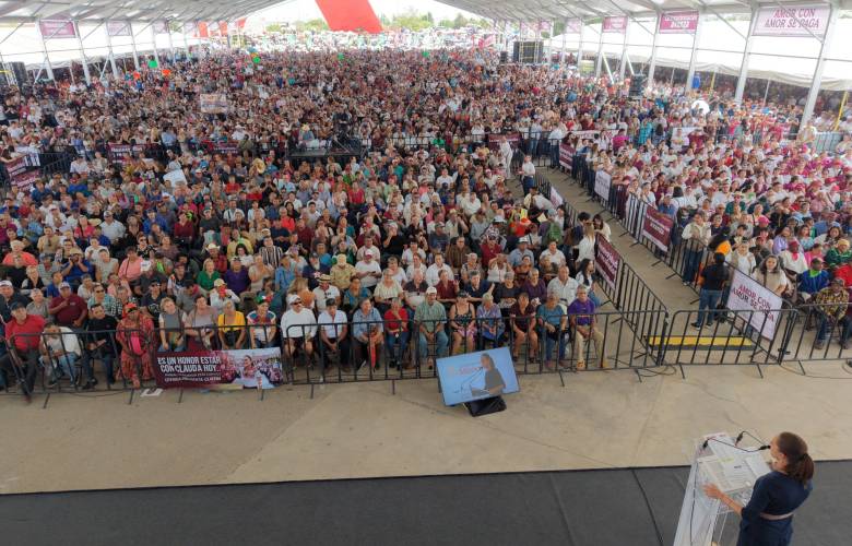 Destaca Sheinbaum programas sociales y obras durante gira por Chihuahua
