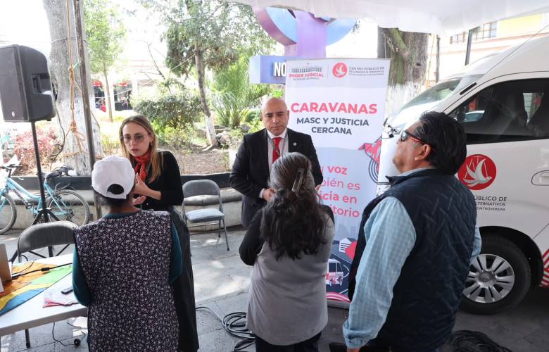 Acerca Poder Judicial del Edoméx servicios de mediación a 29 comunidades de Otzolotepec