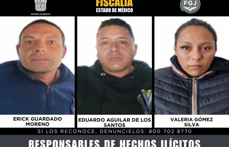 Condenan a 50 años de prisión a tres policías municipales de Ecatepec por secuestro exprés