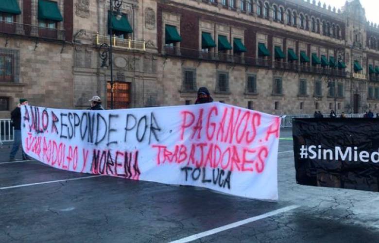 Piden a AMLO responder ante adeudos en Toluca