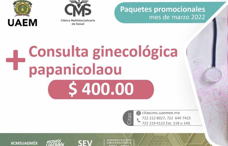 Ofrece UAEMéx paquetes de atención médica para mujeres a bajo costo