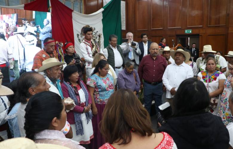 Urgen comunidades indígenas del Edomex aprobar reforma constitucional y Plan de Justicia para los pueblos originarios