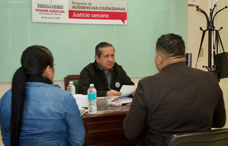 Realizan cuarta jornada del programa de audiencias “Justicia Cercana” en Texcoco