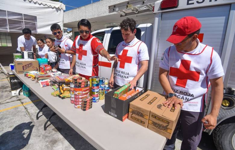Ya operan los Centros de Acopio de Toluca, Naucalpan y Huixquilucan de Cruz Roja Mexicana