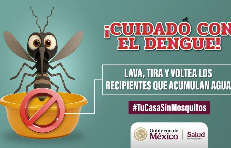 Gobierno del EdoMéx insta a prevenir el estancamiento de agua en temporada de lluvias para evitar enfermedades