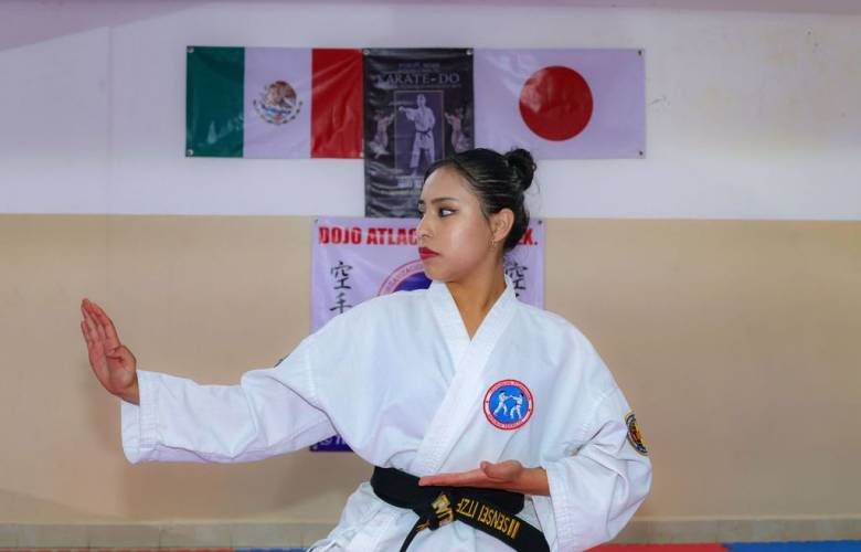 Itzel González Contreras, estudiante de la UAEMéx, representará a México en Campeonato Panamericano de Karate Do 2025