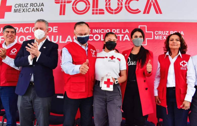 Toluca cubre adeudo heredado de la administración anterior con la cruz roja mexicana  
