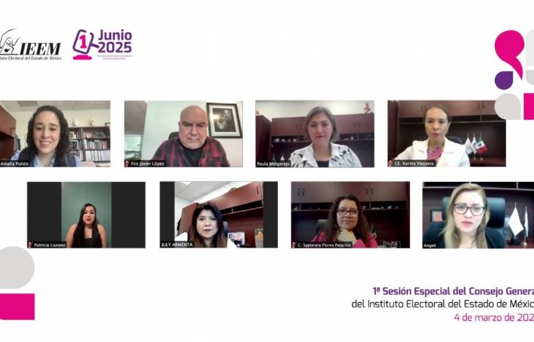 Aprueba IEEM listados de candidaturas judiciales pero indica corregir inconsistencias