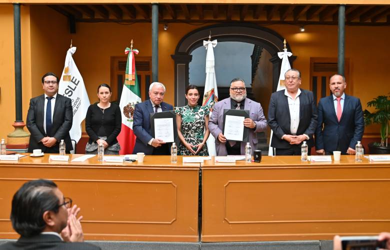 Firman Inesle e IHAEM convenio para profesionalizar la función parlamentaria