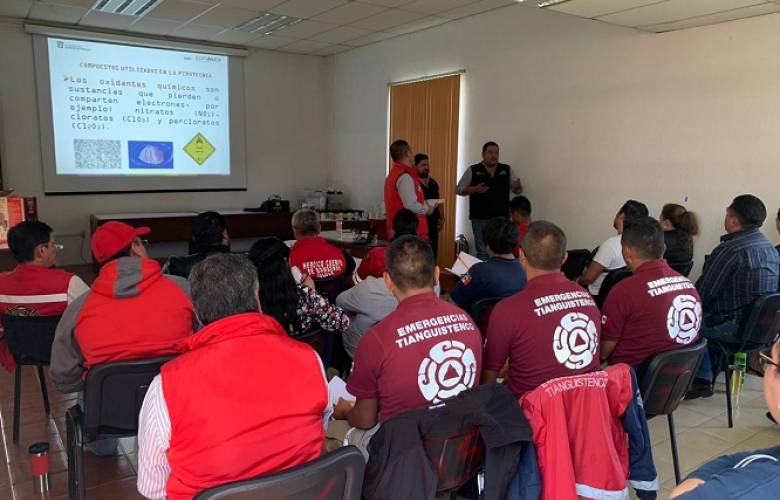 Homologan imepi y protección civil municipal criterios en materia de uso de productos píricos en edoméx