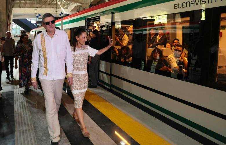 Inaugura Claudia Sheinbaum el Tren Felipe Ángeles de Buena Vista al AIFA
