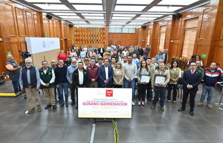 Llaman en el Congreso mexiquense a reforzar acciones contra el gusano barrenador