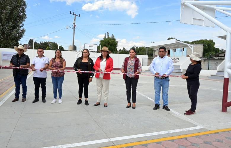 Recupera Nelly Rivera 6 espacios públicos para el bienestar de las familias Temoayenses 
