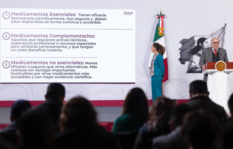 Reporta Claudia Sheinbaum 97 por ciento de abasto de medicamentos