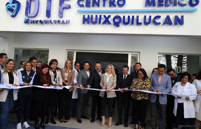 Inaugura Romina Contreras nuevo Centro Médico de Huixquilucan 