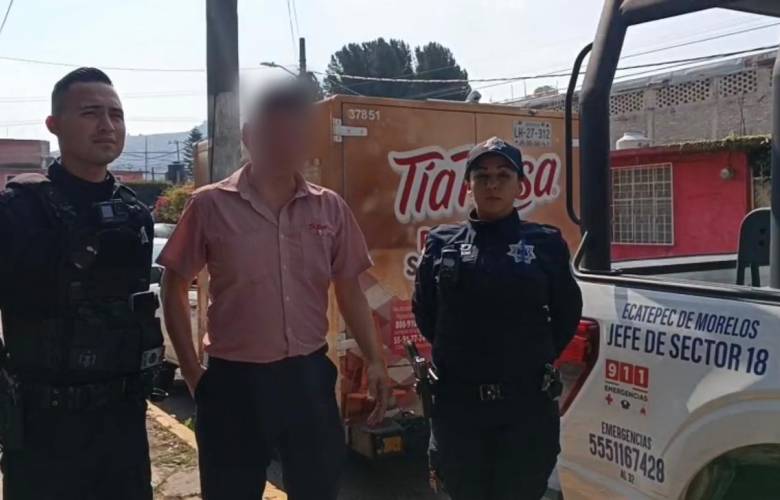 Policía municipal recupera vehículo repartidor de mercancía