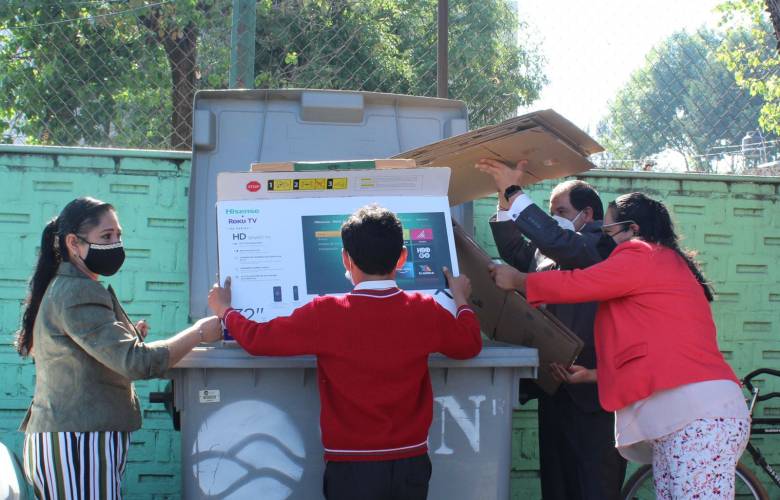 Arrancan campaña pro reciclaje en Toluca