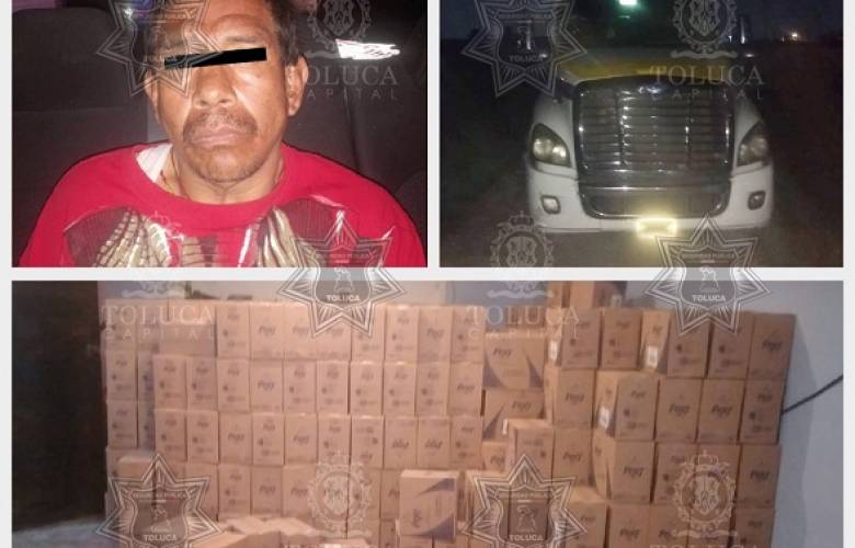Policía Toluca localiza camión robado con violencia 