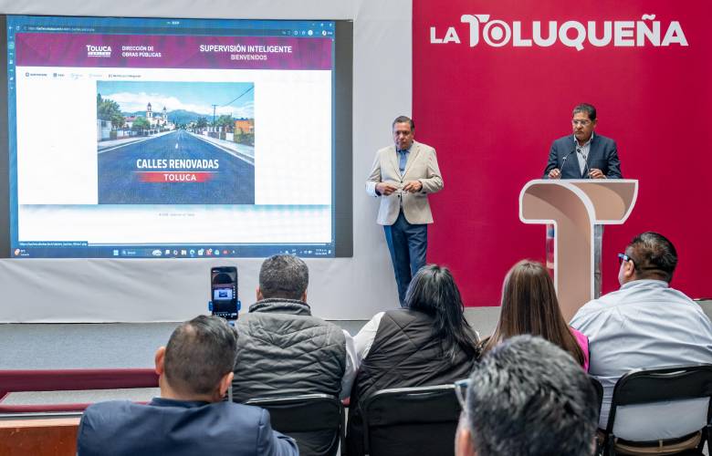 Reporta Toluca avance del 50 por ciento en pavimentación de Paseo Lombardo Toledano