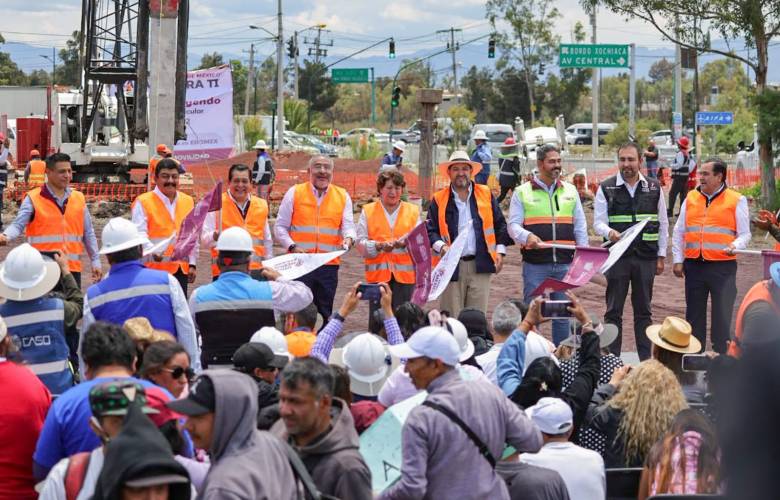 Inician obras del puente Peñón–Texcoco para fortalecer conectividad en el oriente del EdoMéx