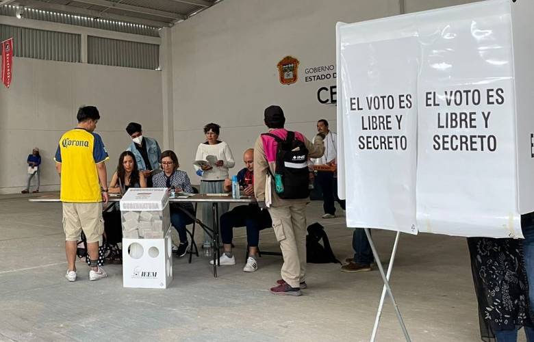 Mexiquenses no rebasaron el 50 por ciento de participación en elección de gobernadora