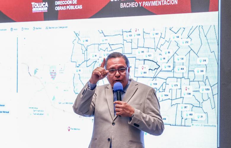 Mantiene Toluca jornadas intensivas de bacheo con 48 brigadas activas en toda la ciudad