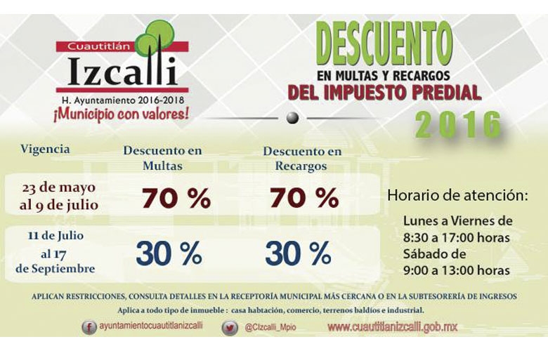 Gestionan 1,585 convenios para pago de predial