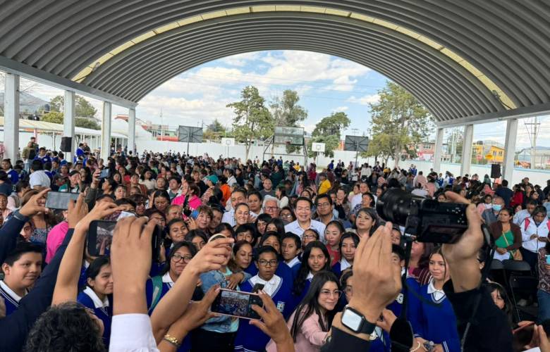 Promueven Sheinbaum y Delfina la Beca de Educación “Rita Cetina” al oriente del Estado de Méxic