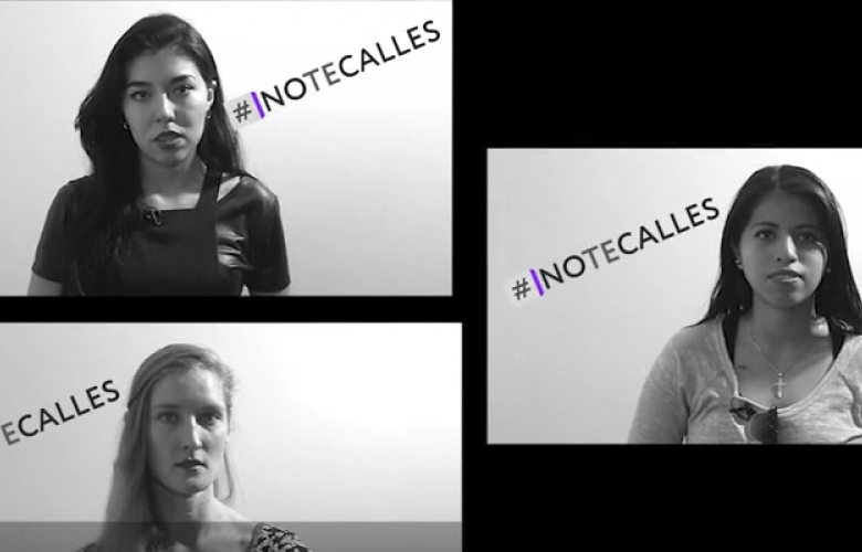 #notecalles, mujeres lanzan campaña contra acoso sexual