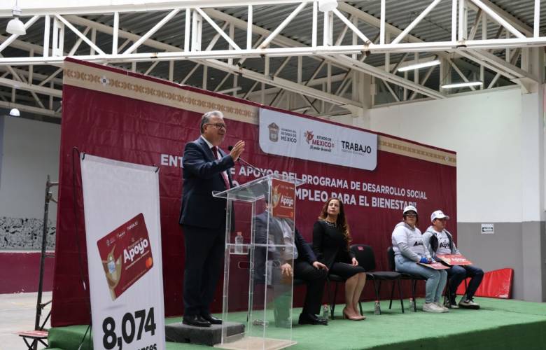 Programa Apoyo al Desempleo del GEM iniciará depósitos el 14 de noviembre a más de 8 mil personas en EdoMéx
