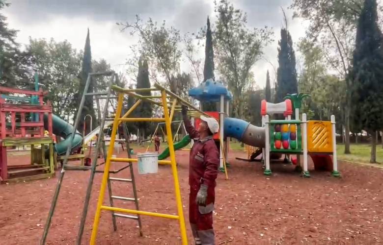 Transforma Toluca espacios públicos para fortalecer la convivencia familiar