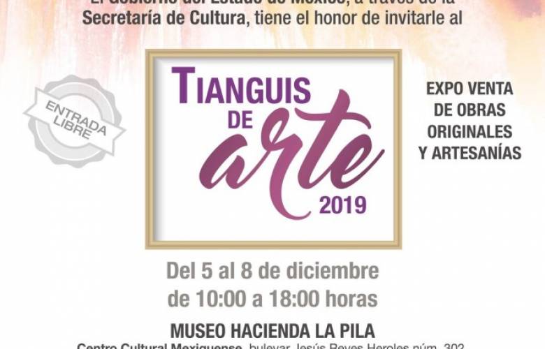 Alistan tianguis de arte en el centro cultural mexiquense