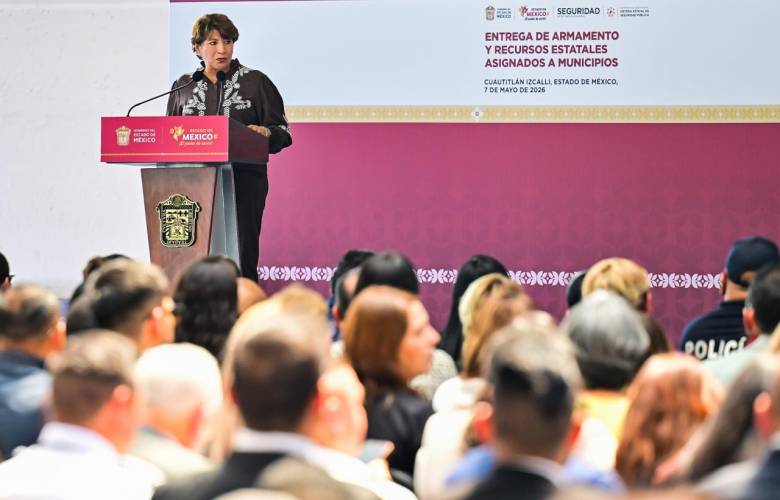 Entrega Gobierno de Delfina Gómez 92.4 mdp para fortalecer seguridad municipal en EdoMéx