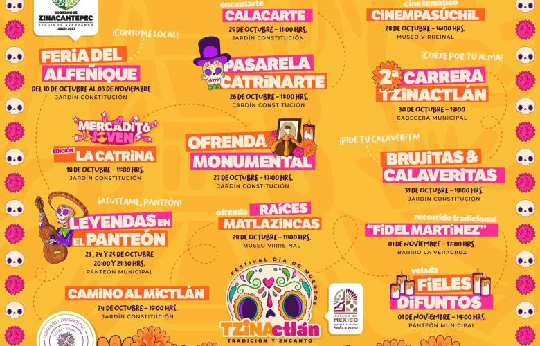 Presenta Zinacantepec Tzinacatlán con actividades de tradición y cultura