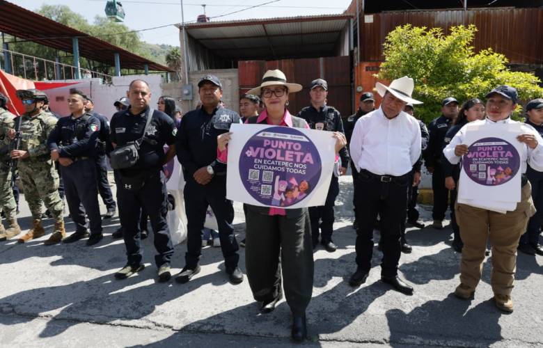 Activa Ecatepec Operativo Violeta en Santa Clara y zona alta de la Sierra de Guadalupe