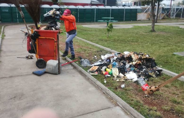 Recolecta Toluca ocho toneladas de residuos tras los primeros conciertos del Festival Alfeñique